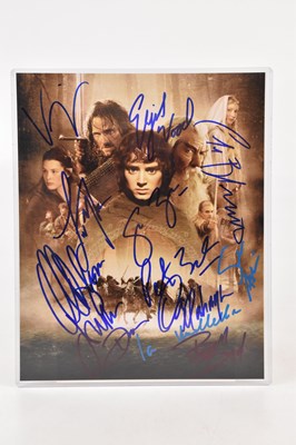 Lot 1062 - THE LORD OF THE RINGS; a signed unmounted...