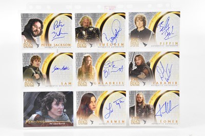 Lot 1064 - THE LORD OF THE RINGS; Topps movie trading...