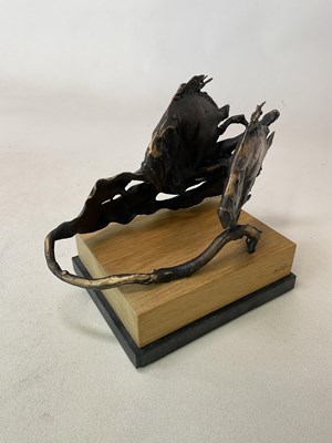 Lot 154 - KURT JACKSON; a unique bronze figure group, 'A...