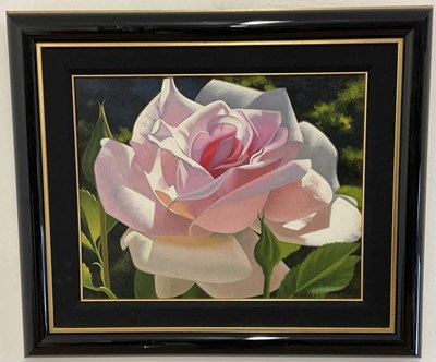 Lot 325 - BRIAN DAVIS; oil on canvas, 'Lila Rose in...