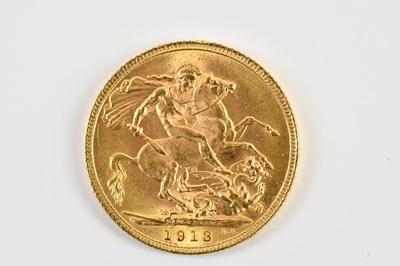 Lot 697 - A George V full sovereign, 1913.