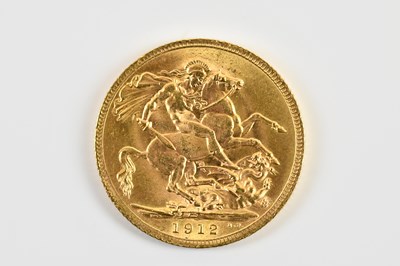 Lot 699 - A George V full sovereign, 1912.