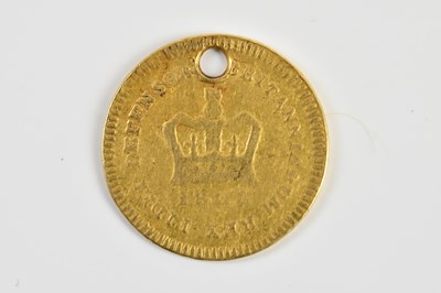 Lot 616 - A George IV 1/3 guinea, 1806 (drilled).