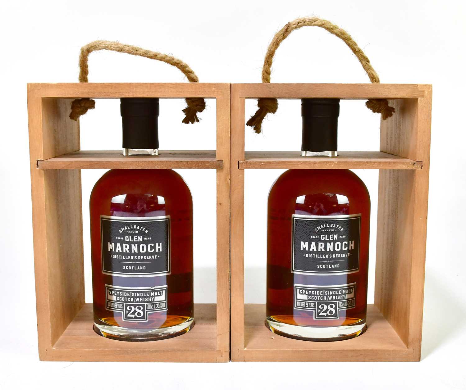 Lot 379 WHISKY; two bottles of Glen Marnoch