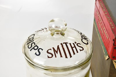 Lot 2550 - SMITH'S CRISPS; an advertising glass jar and...