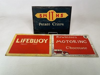 Lot 24 - Three scratch built and painted advertising...