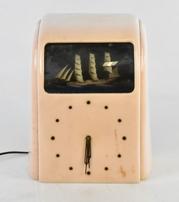 Lot 1227 - An Art Deco cream bakelite Vitascope clock...