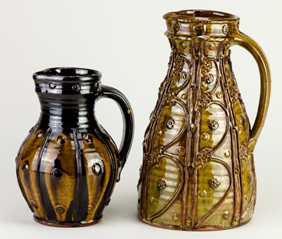 Lot 204 - DOUG FITCH (born 1964); a slipware pitcher...