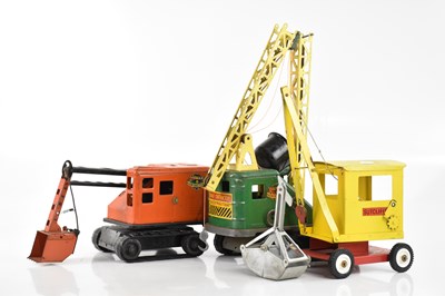 Lot 937 - LUMAR; two tinplate cranes and a Sutcliffe...