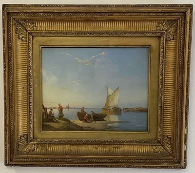 Lot 322 - PIETER CORNELIS DOMMERSEN (1834-1908); oil on...