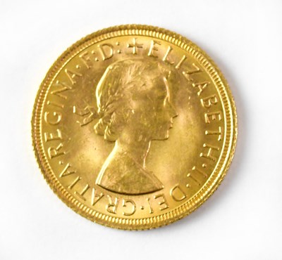 Lot 962 - An Elizabeth II full sovereign, 1968.