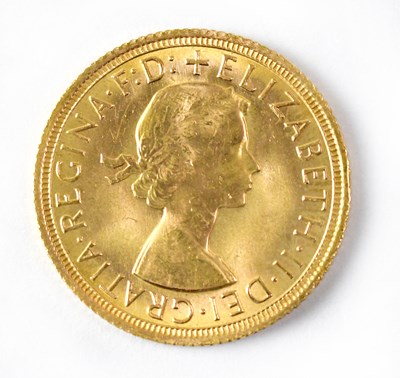 Lot 967 - An Elizabeth II full sovereign, 1968.