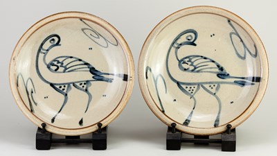 Lot 737 - SVEND BAYER (born 1946); a pair of large...