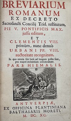 Lot 293 - RELIGION; Breviarium Romanum Ex Decreto...