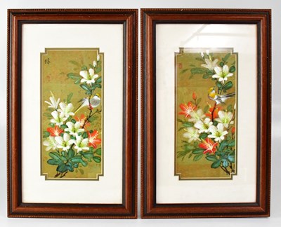 Lot 667 - A pair of early 20th century gouaches,...