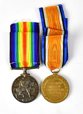 Lot 707 - A WWI medal duo awarded to 61311 Pte J....