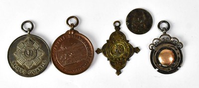 Lot 565 - A pair of medals, comprising a 'Boy O' Hanlon...