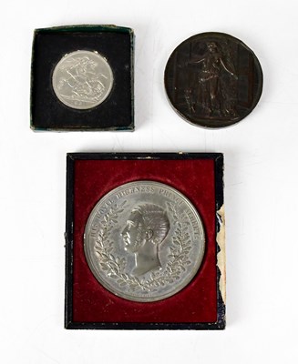 Lot 567 - Three items of numismatic interest to include...