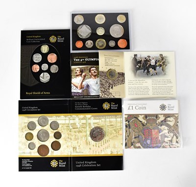 Lot 1001 - THE ROYAL MINT; five packaged collections...