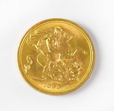 Lot 946 - An Elizabeth II full sovereign, 1968.