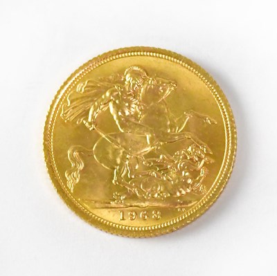 Lot 949 - An Elizabeth II full sovereign, 1968.