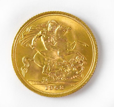 Lot 951 - An Elizabeth II full sovereign, 1968.