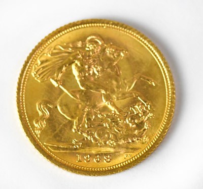 Lot 955 - An Elizabeth II full sovereign, 1968.