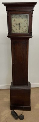 Lot 671 - C. F. GOULD, SOUTH MOLTON; an oak longcase...