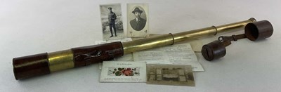 Lot 64 - A WWI telescope by W. Ottway & Co of Ealing...