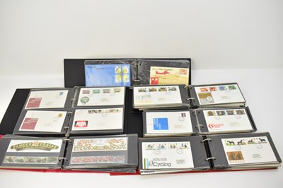 Lot 879 - Six albums of first day covers ranging from...