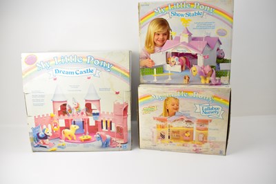 Lot 329 - MY LITTLE PONY; three boxed buildings...