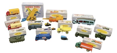 Lot 535 - DINKY TOYS; a collection of boxed model...