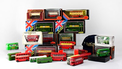 Lot 285 - A quantity of boxed scale model buses from...