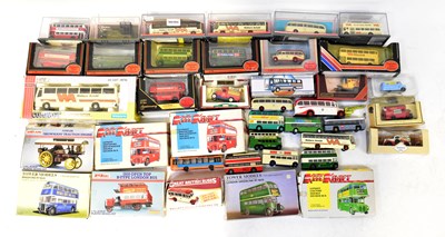 Lot 287 - A quantity of boxed scale model buses from...