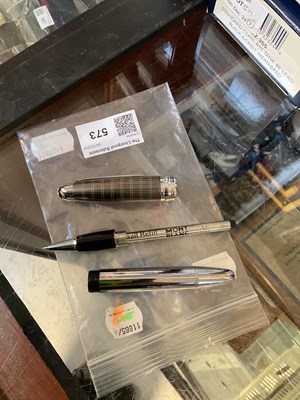 Lot 573 - MONTBLANC; a Meisterstuck Pix ballpoint pen,...