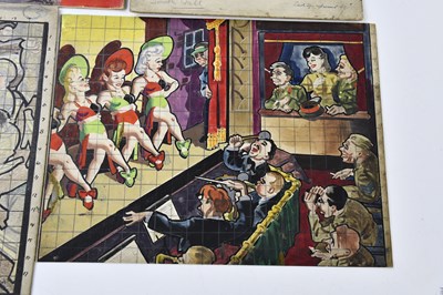 Lot 937 - DENIS MCLOUGHLIN (1918-2002); three original...
