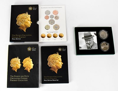 Lot 587 - THE ROYAL MINT; four coin sets comprising...