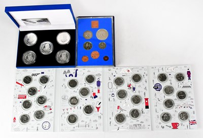 Lot 1017 - Three coin sets comprising 'The Great British...