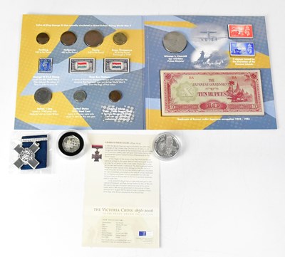 Lot 1022 - Four items of numismatic interest comprising a...