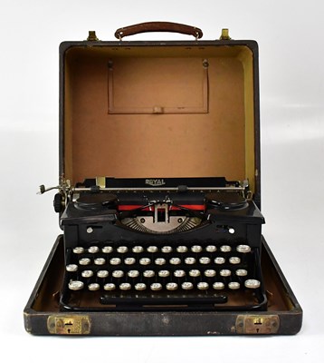 Lot 523 - A Royal typewriter, Model P, in original case.