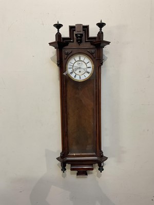 Lot 1261 - A late 19th century walnut and stained beech...