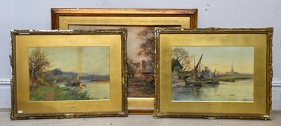 Lot 816 - H C FOX; three watercolours including 'Rendham,...