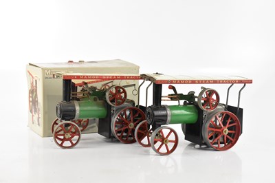 Lot 1019 - MAMOD; two steam tractors TE1A, one boxed (2).