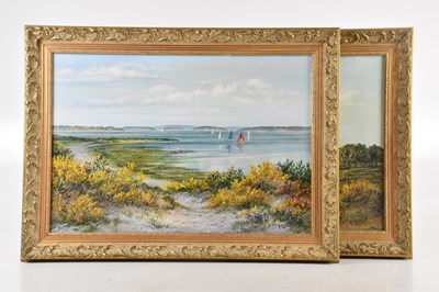 Lot 848 - FRANCIS JAMES CHILCOTT; a pair of oils on...