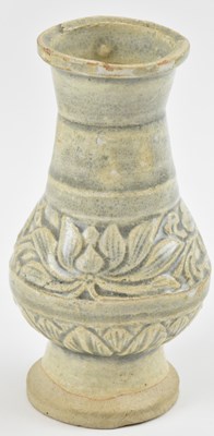 Lot 1015 - A Chinese Cizhou white glazed vase, Northern...