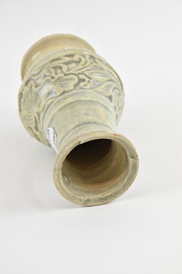 Lot 1015 - A Chinese Cizhou white glazed vase, Northern...
