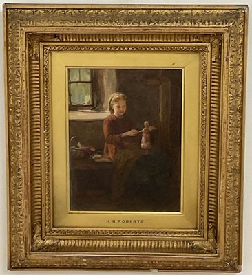 Lot 333 - HENRY BENJAMIN ROBERTS (1831-1915); oil on...