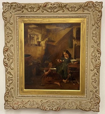 Lot 323 - HENRY BENJAMIN ROBERTS (1831-1915); oil on...