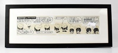 Lot 630 - BRISTOW; an original cartoon storyboard by...