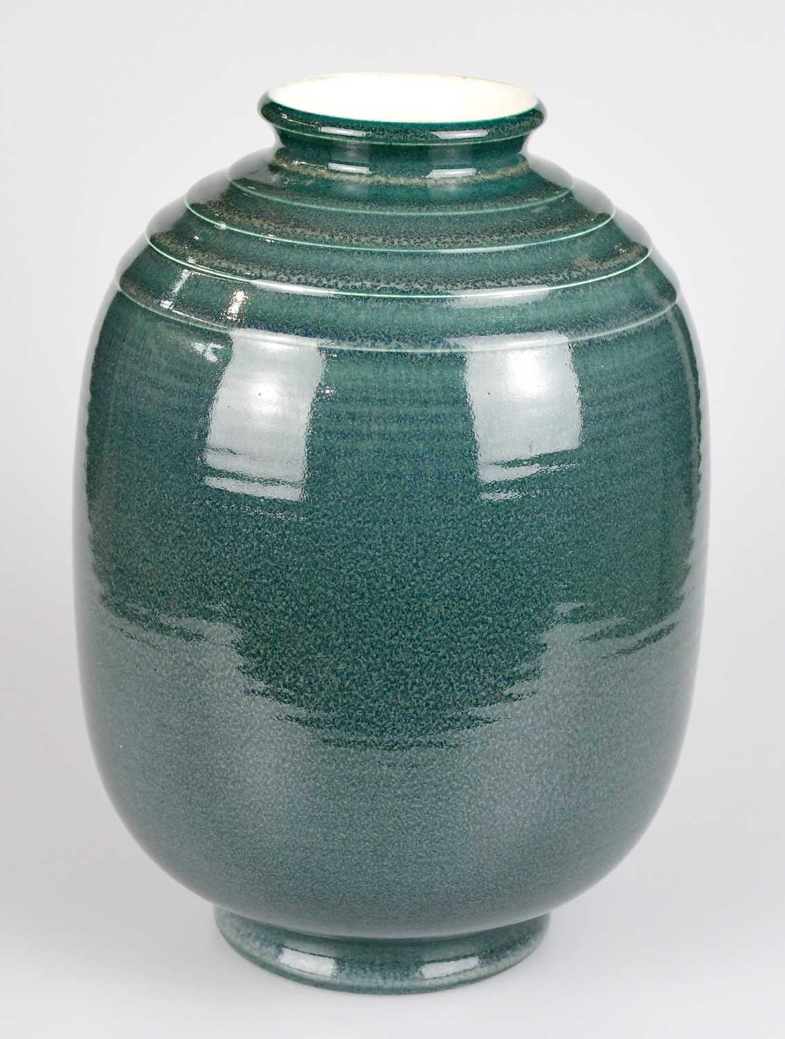 Lot 271 - NORMAN WILSON FOR WEDGWOOD; a large ribbed...